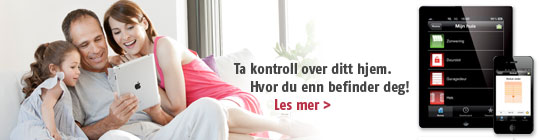 Styr ditt hjem via Internett