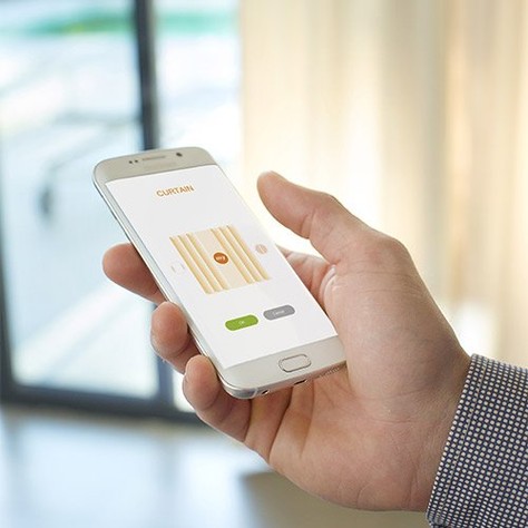 Somfy - smartphone app curtain