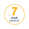 7 jaar garantie label